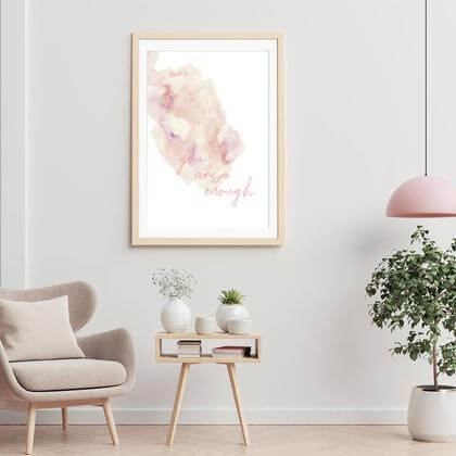 "you are enough" Poster - Image 2