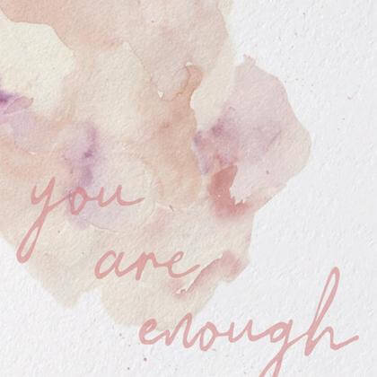 "you are enough" Poster - Image 3