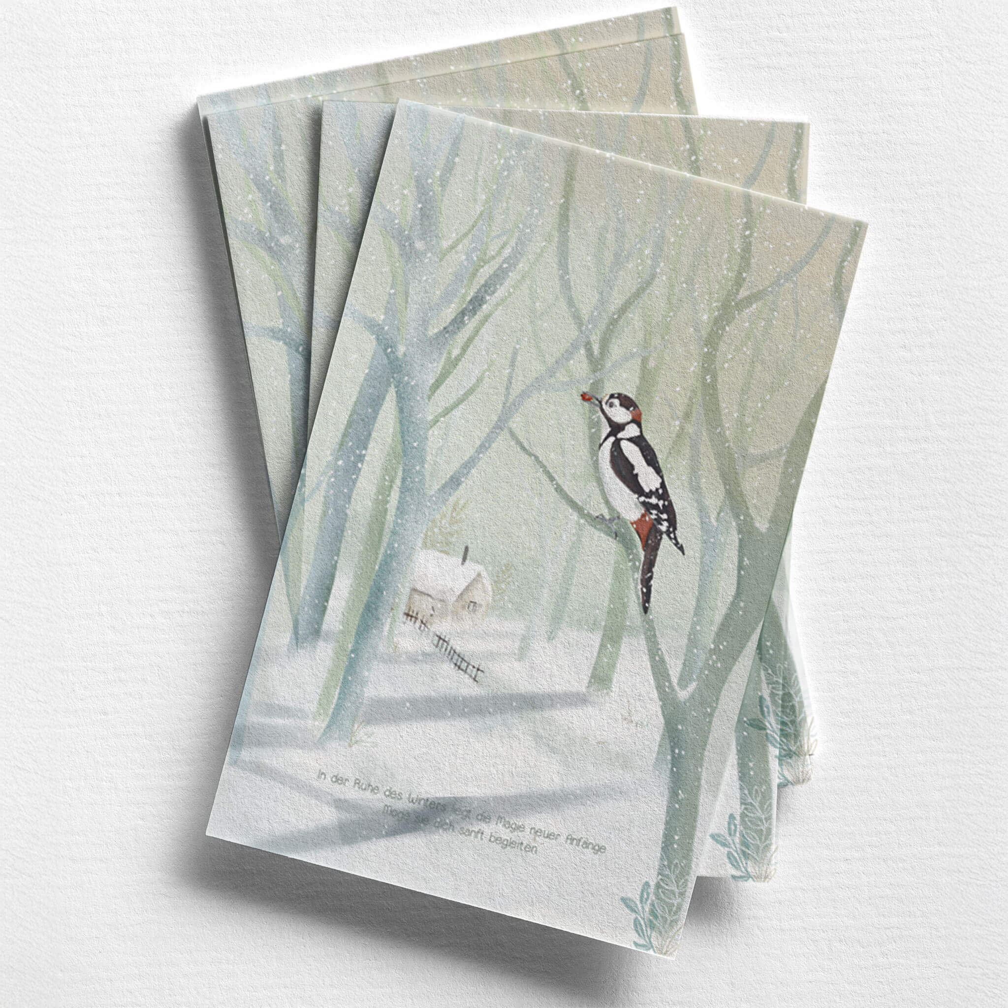 Weihnachtskarte "Winterruhe"