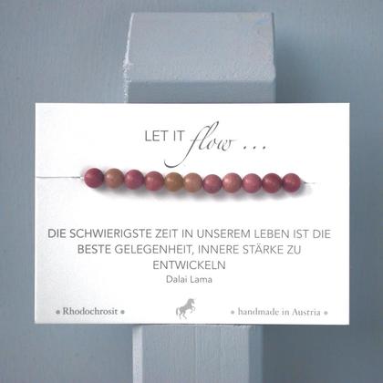 Rhodochrosit  Armband 6mm