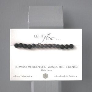 Lava Labradorit Armband 6mm