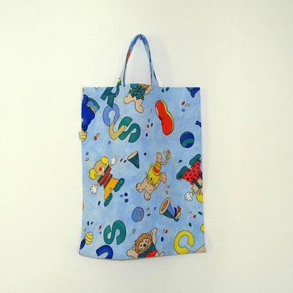 Einkaufstasche Clowns blau