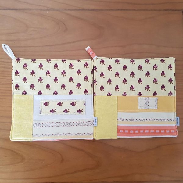 Topflappen gelb, 2er Set - Image 4