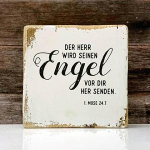 Holzschild „Engel“