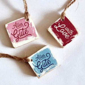 Geschenkanhänger – Set mit 3 Anhängern