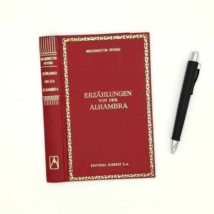 Notizbuch aus altem Buch "Alhambra"