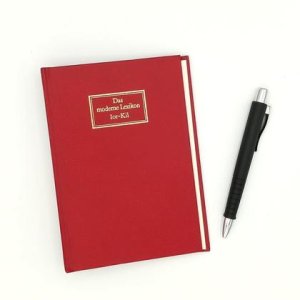 Notizbuch aus altem Buch „Lexikon  Ior-Kil“