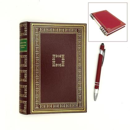 Notizbuch aus altem Buch "Cervantes"