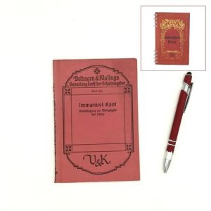 Notizbuch aus altem Buch „Kant“