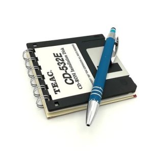 Notizbuch aus Diskette