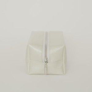 Kosmetiktasche Medium – Shiny Creme