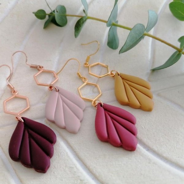 Ohrring Polymerclay Luise - Image 2
