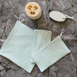 Putzfetzen, Putzlappen, Putztücher 3er Set „chevron grau“