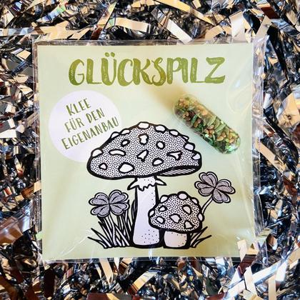 "Glückspilz" GRÜMI inkl. Blühanleitung