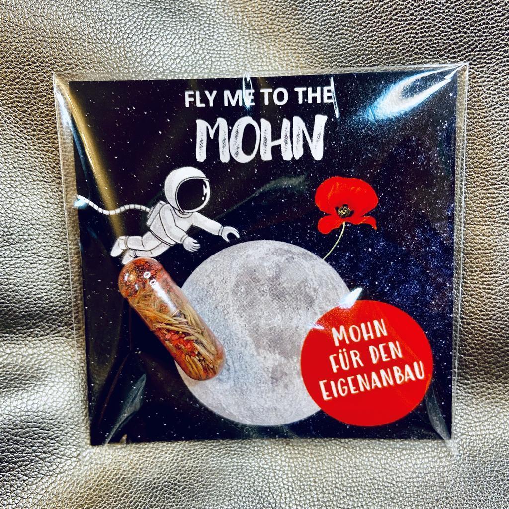 "Fly me to the Mohn" GRÜMI inkl. Blühanleitung