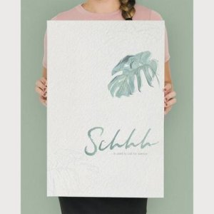 Schhh – sei leise Poster