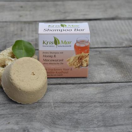 Shampoo Bar - Honig & Macawurzel - ohne ätherische Öle