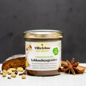 Bio Cremehonig mit Lebkuchengewürz