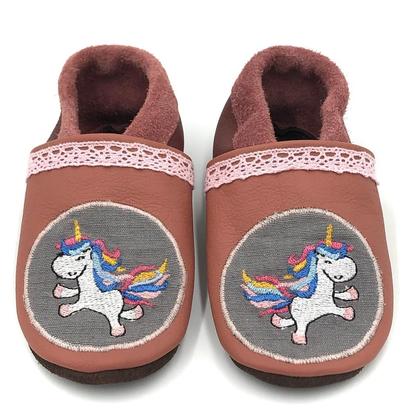 Lederpatschen Gr. 24/25 - Einhorn