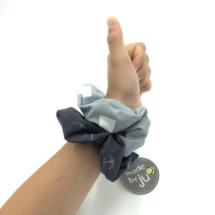 2 SCRUNCHIES GRAU