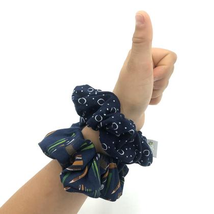 2 SCRUNCHIES BLAU