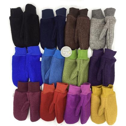 GEFÜTTERTE DAMEN WALK- FÄUSTLINGE - FREIE FARBWAHL (superwarm)