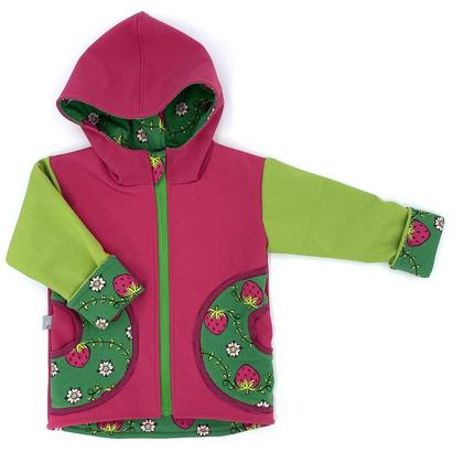 SOFTSHELL - JACKE 92/98/104 "ERDBEEREN"