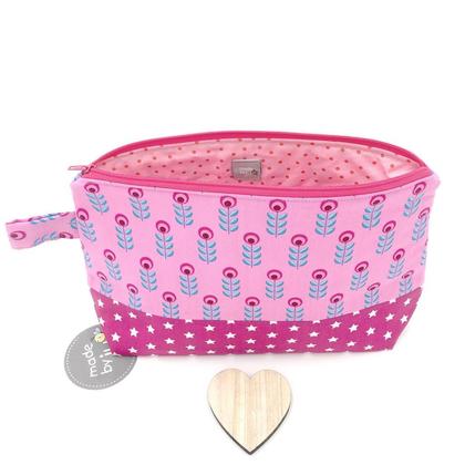 KOSMETIKTASCHE/NECESSAIRE - Retroblumen