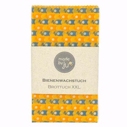 XXL- BROTTUCH (Bienenwachstuch) -  TULPEN GELB