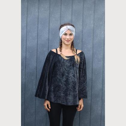 Samtponcho "Mary"