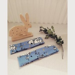 Stirnband „Baby blue“