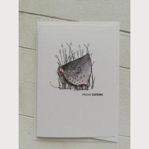 Osterkarte „Henne“