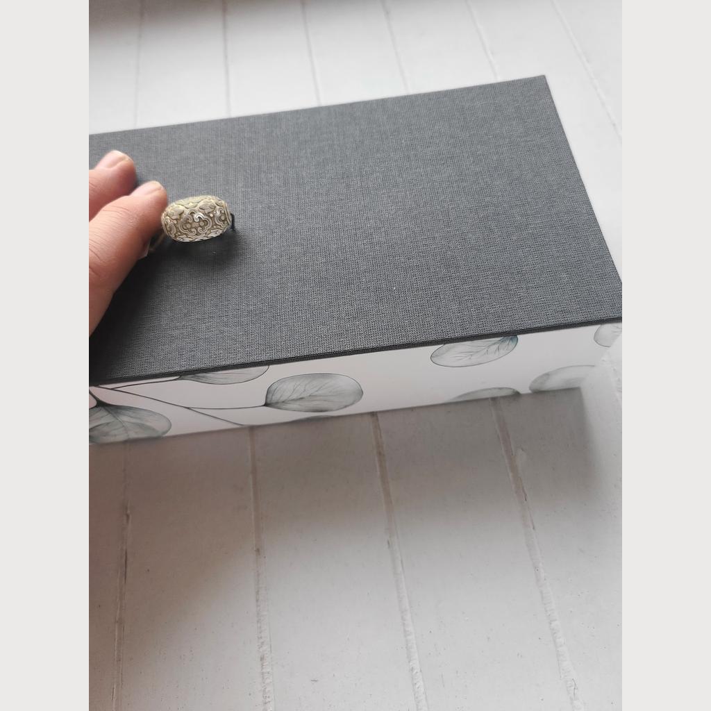 Geschenkschachtel mit Deckel "Eukolyptus"