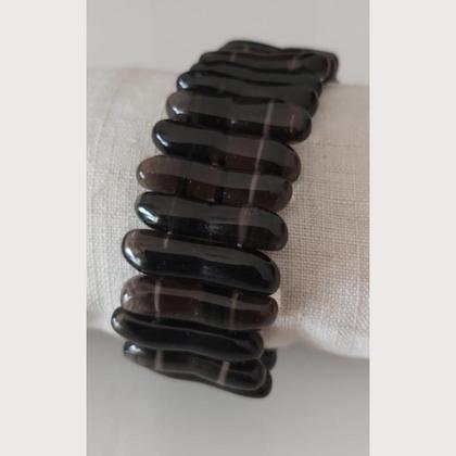 Armband - Obsidian - Lamellenobsidian
