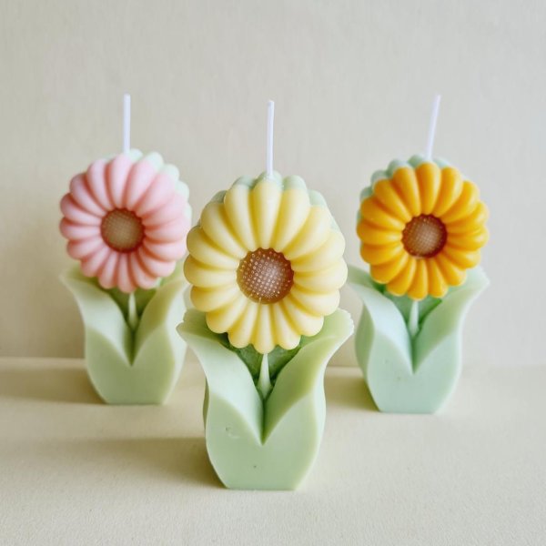 Gänseblümchen Kerze - Image 2