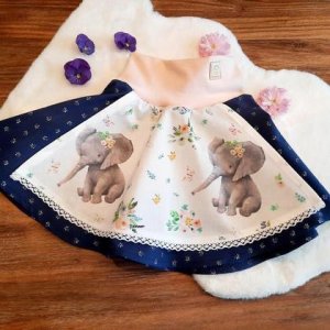 Dirndlrock „Elefantenbaby“