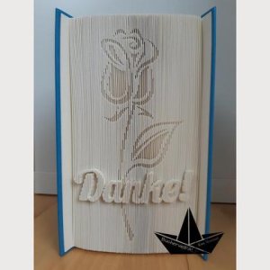 Danke – gefaltetes Buch