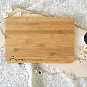 Mama du bist wunderbar… Kuchenbrett mit besonderer Botschaft
