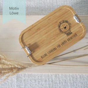 Brotdose groß Kinder (Motiv Löwe)