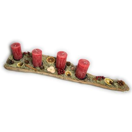 Adventskranz aus Treibholz