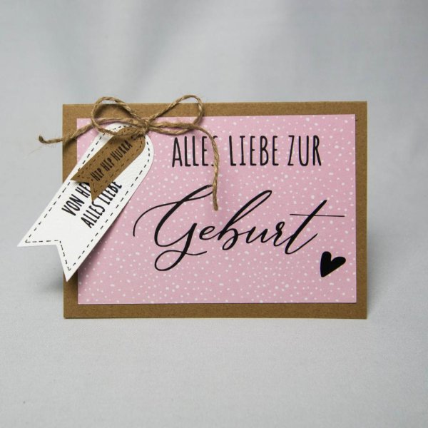 Karte zur Geburt Mädchen - Image 4