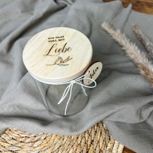 Personalisiertes Geschenkglas