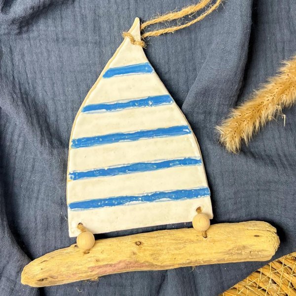 Treibholz-Keramik Schiff - Image 2