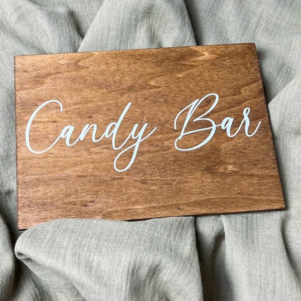 Holzschild Candy Bar - Image 3