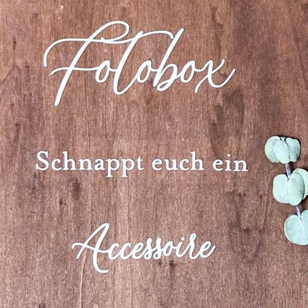 Hochzeitsschild Fotobox - Image 3