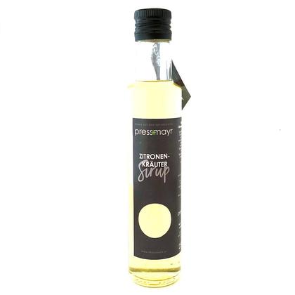 Zitronenkräuter Sirup