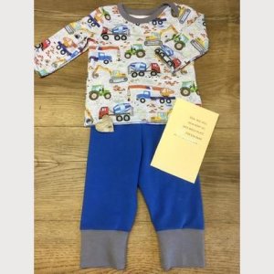 Jungen-Set „Baufahrzeuge“ in Gr. 74