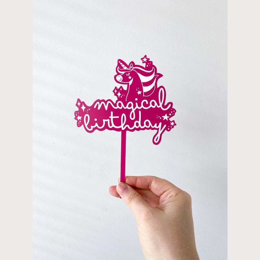 Erti Caketopper Pink