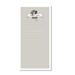 NOTIZBLOCK *Dachs*, DIN lang, 50 Blatt