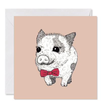 GRUSSKARTE *Sir Schweinchen*